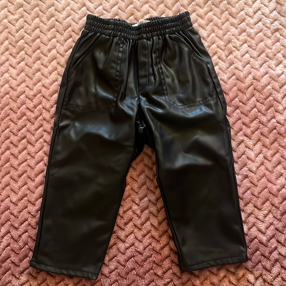 Zara leather pants